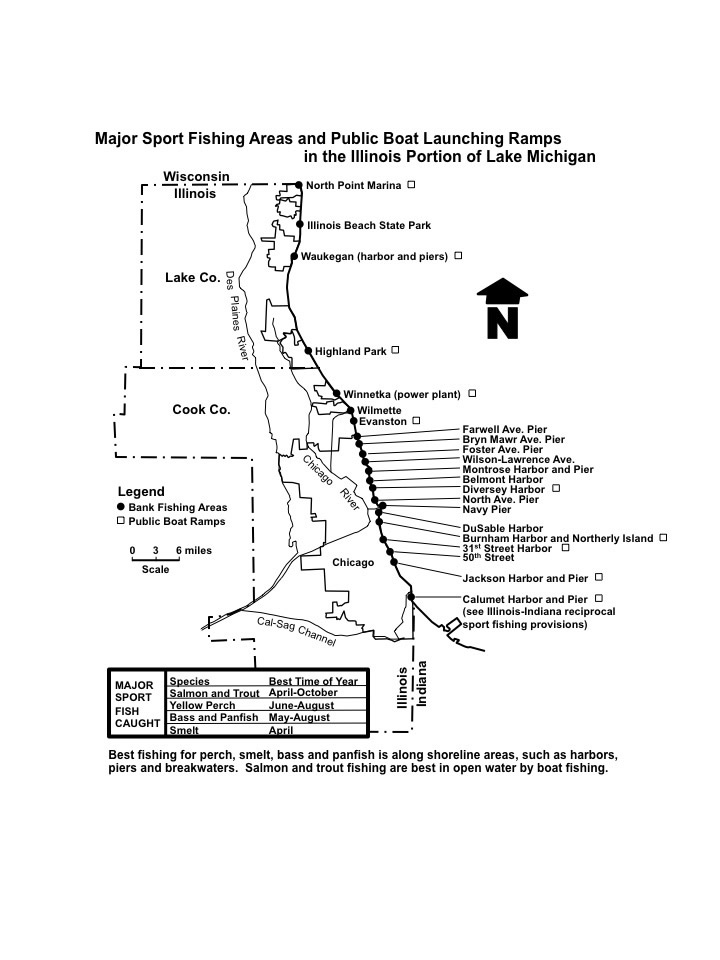 Lake Michigan Depth Chart Chicago