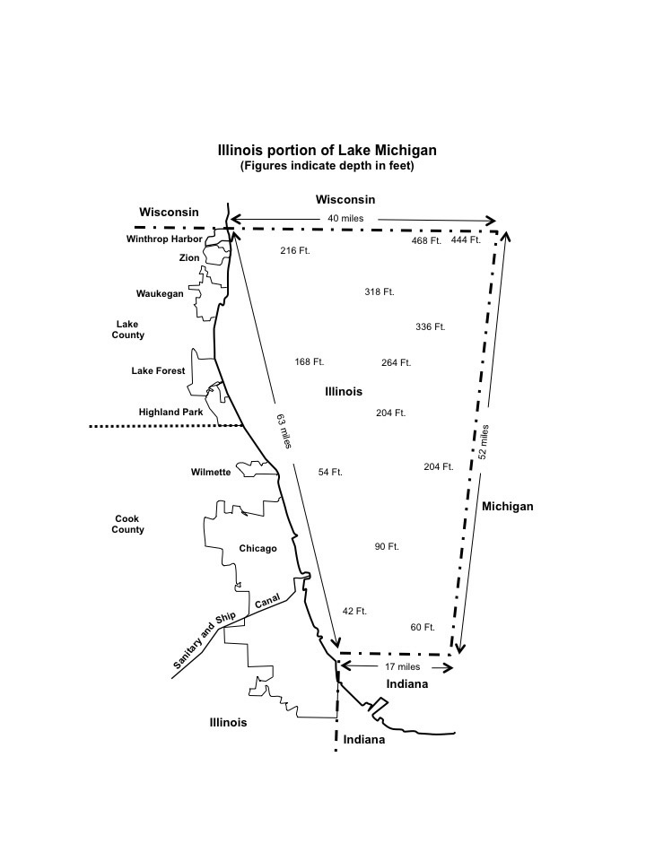 Lake Michigan Depth Chart Chicago