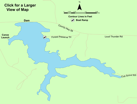 Lake George Navigation Chart