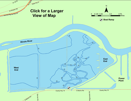 Banks Lake Depth Chart