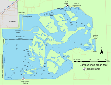 High Rock Lake Depth Chart