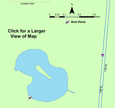 East Pit Lake Depth Chart